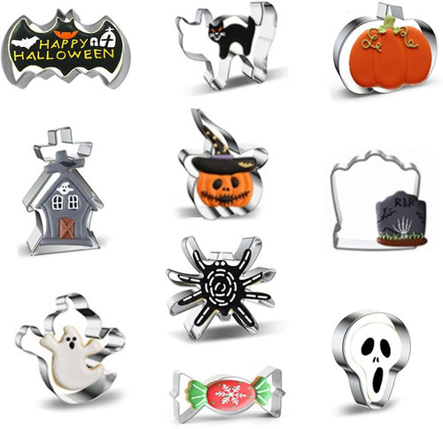 Halloween ausstecher set groß - halloween,