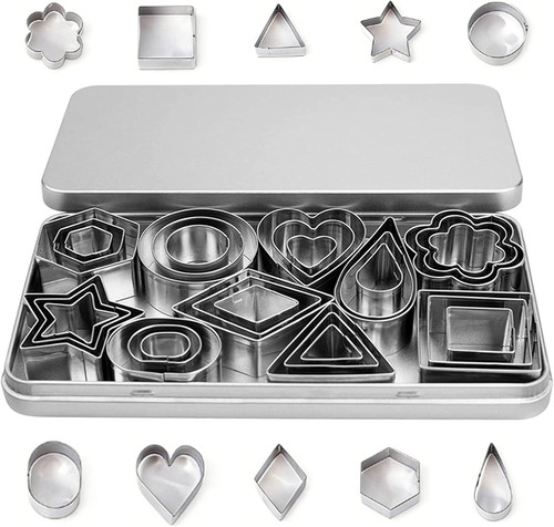Edelstahl ausstechformen set - edelstahl,