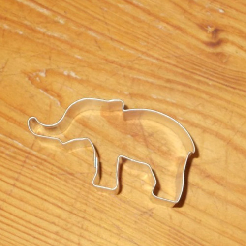 Metall ausstecher elefant - metall,