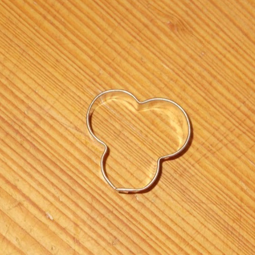 Metall ausstecher dreiblatt - ausstecher,