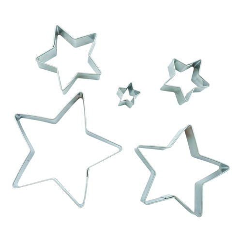 5er set sterne fünfzackig - set,