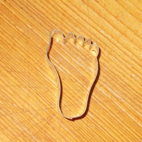 Metall ausstecher fuß abdruck - fuß,