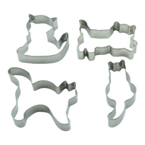 Ausstecher 4er set - ausstecher, katzen