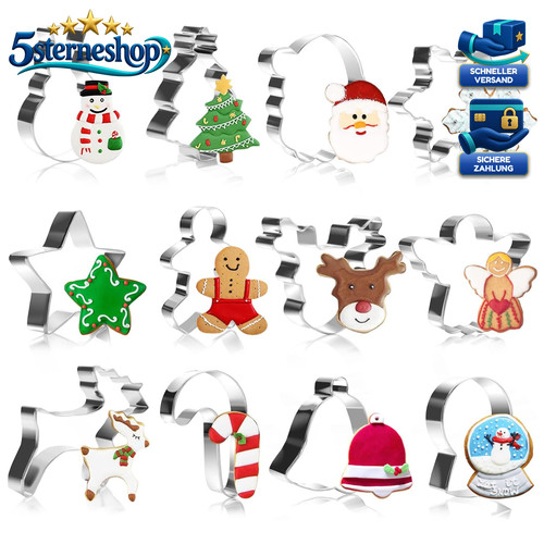 Ausstechformen weihnachten - ausstechformen, 12