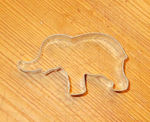 Metall ausstecher elefant - metall,