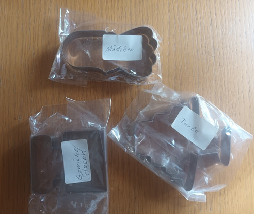 Ausstechformen metall silber - 3,